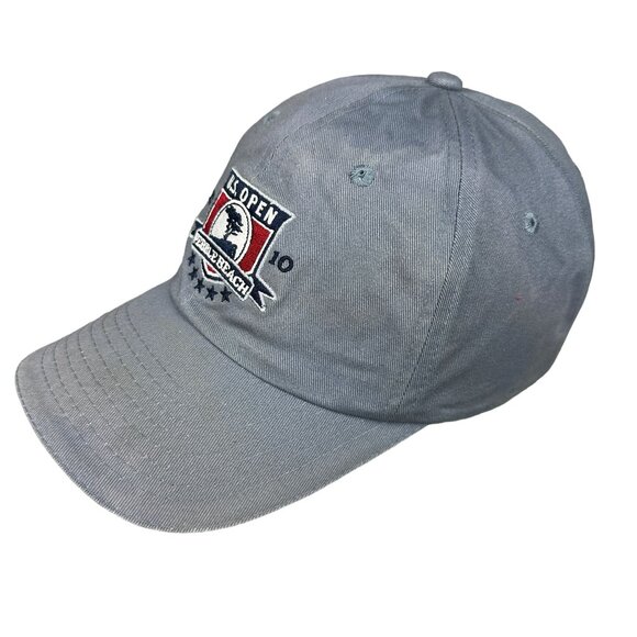 U.S. Open 2010 Pebble Beach USGA Member Cap Adults Gray Strap back Embroidered - Picture 12 of 15